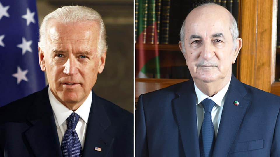 Algérie-USA: Le Président Joe Biden envoi un méssage de félicitaion à son homologue Tebboune