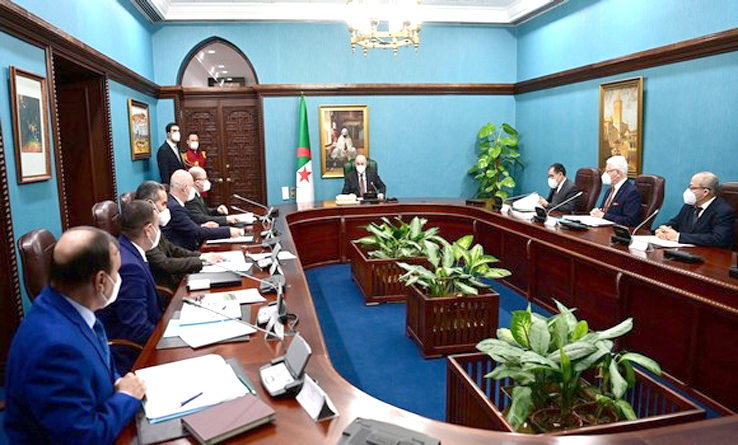 JM 2022- Oran: Le Président Tebboune préside une réunion consacrée aux préparatifs de l’évènement