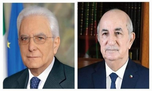 Feux de forêt: Le Président italien présente ses condoléances au Président Tebboune