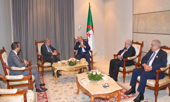 Le Président Tebboune reçoit le Secrétaire général de l’ONU