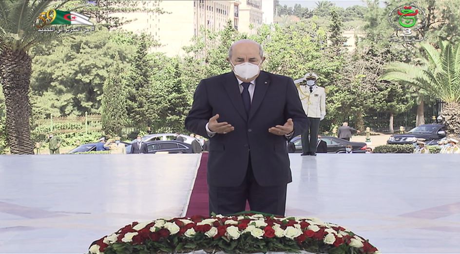 CELEBRATION DU 69e ANNIVERSAIRE DU 1E NOVEMBRE 1954: Le président de la République rend un vibrant hommage aux martyrs de l’indépendance nationale