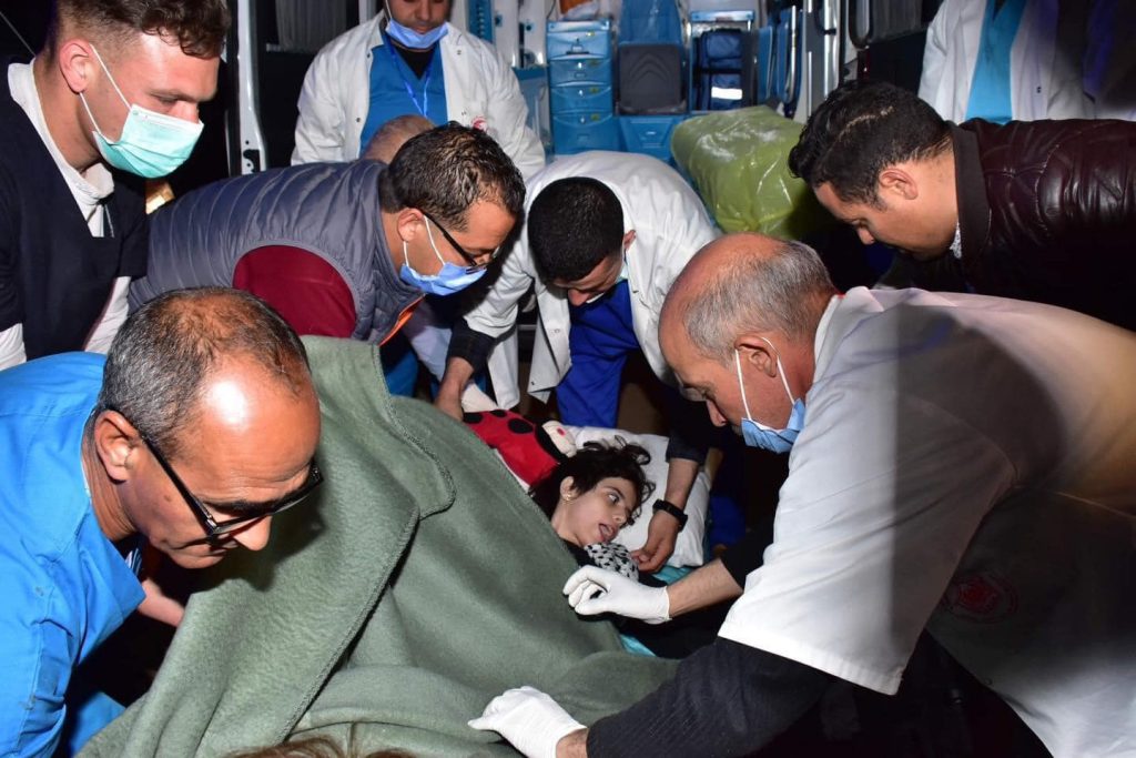 SOLIDARITE AVEC LA PALESTINE: Des dizaines d’enfants blessés arrivent pour la prise en charge médicale