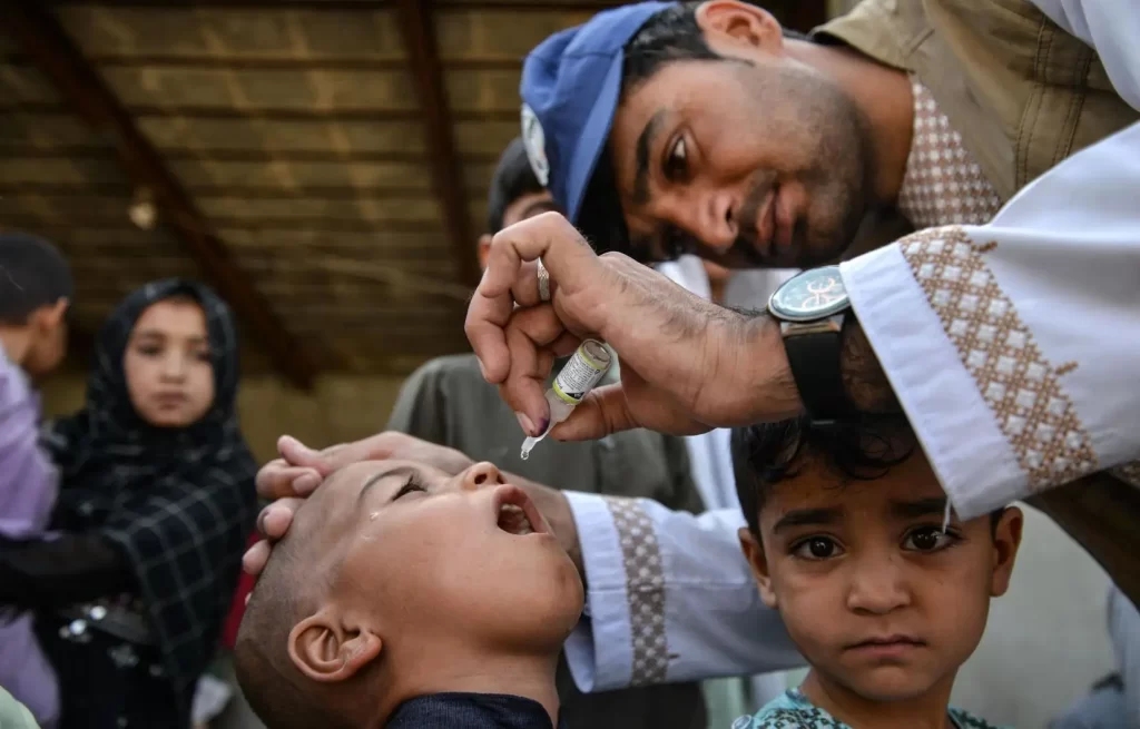 VACCIN ANTI POLIO A GHAZA : 92% des enfants ont reçus leur premier vaccin