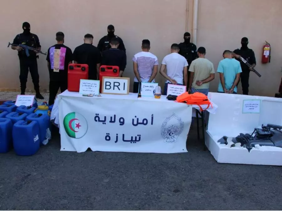 TIPAZA: Arrestation d’un réseau de 7 personnes liés aux harraga