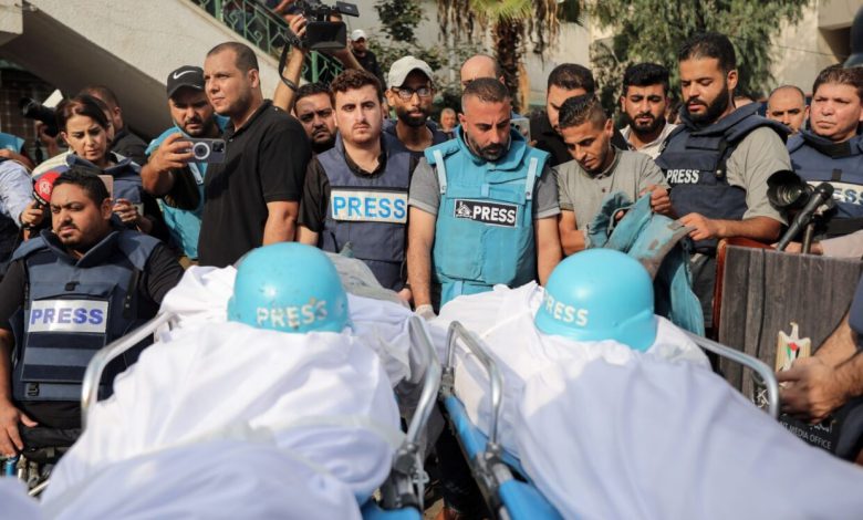 PALESTINE : 184 journalistes victimes des bombardements à Ghaza