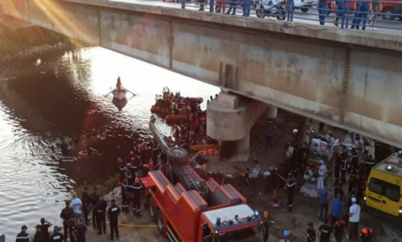 ALGER : 18 morts et 9 blessés dans un grave dérapage d’un bus au pont de Oued El El Harrach