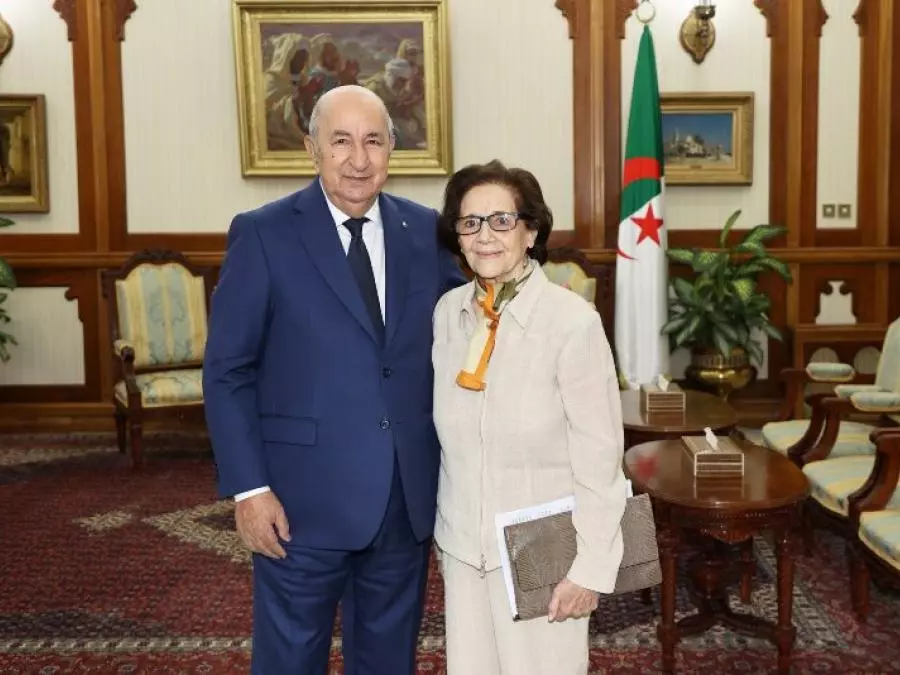 HISTOIRE ET MEMOIRE: Le président Tebboune reçoit la moudjahida Djamila Bouhired