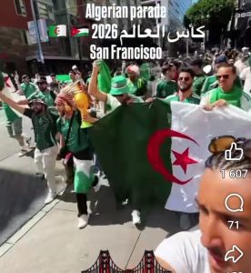 Mondial 2026: L’exception des supporters Algériens à San Francisco