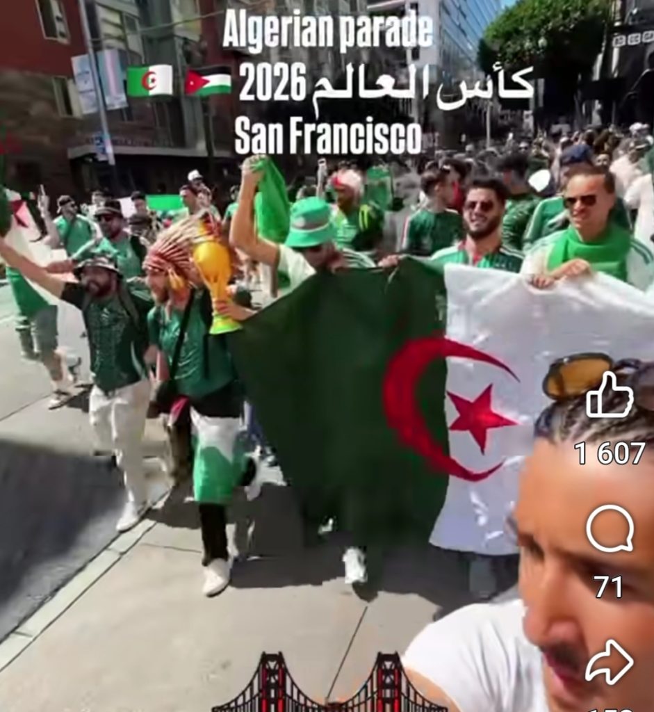 Mondial 2026: L’exception des supporters Algériens à San Francisco
