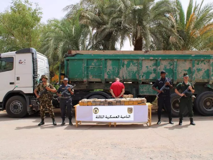 Narcotrafic: Saisie de plus de 270 kg de cocaïne à Adrar