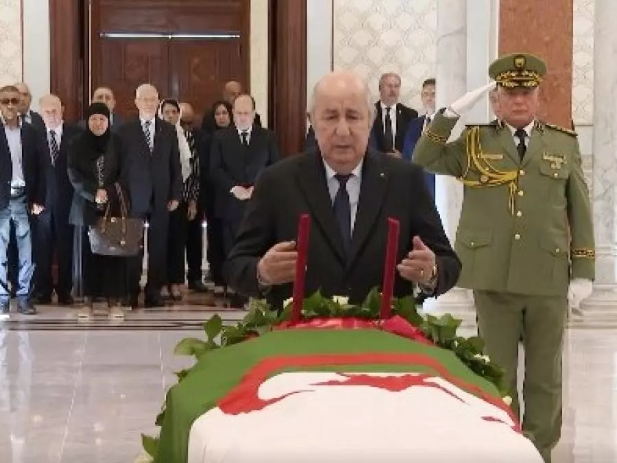 Le président de la République rend un dernier hommage au directeur de cabinet de la présidence de la République, le défunt Boualem Boualem